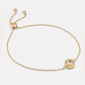 NWT Coach | F67072 | Gold Open Circle Slider Bracelet